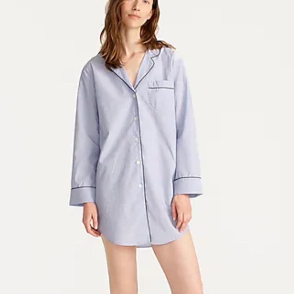 J. Crew end-on-end cotton night shirt